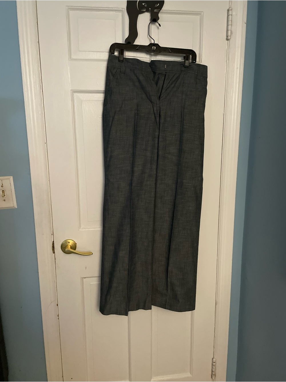Vintage 90s J. Crew Tailored Dress Pants in Charcoal Gray